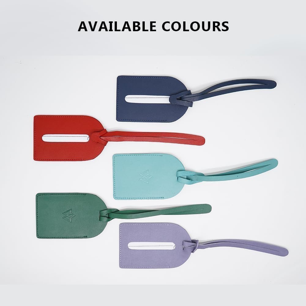 Leather Luggage Tag | Lavender - Image 9