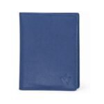 Genuine Leather Passport Holder Wallet with Boarding Pass Compartment