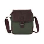 Canvas Messenger Bag for Men – Crossbody Shoulder Sling Bag (Green)