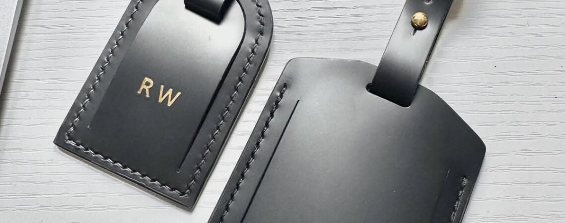 Custom leather tags