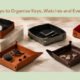 leather valet tray from wasama