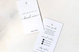 Custom retail tags