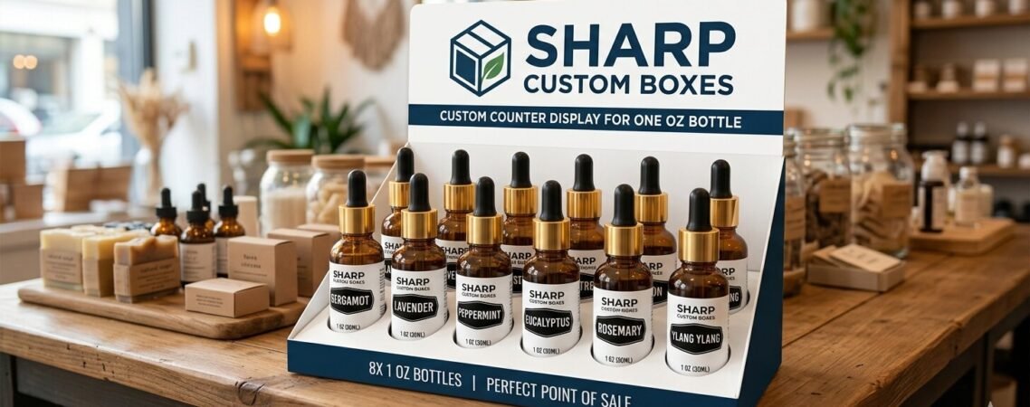 Custom Counter Displays for One oz Bottles