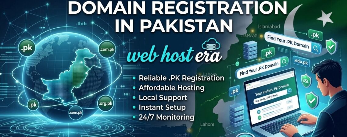 Domain Registration in Pakistan