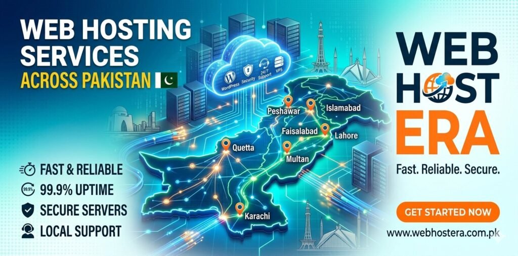 Web Hosting Services Across Pakistan