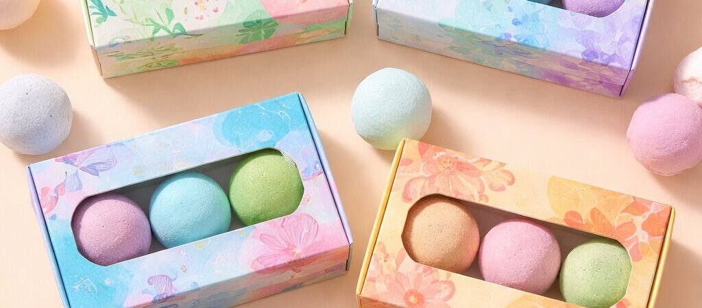 Custom Bath Bomb Boxes