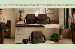 men's leather messenger bag