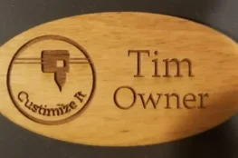 Custom Oval Tags